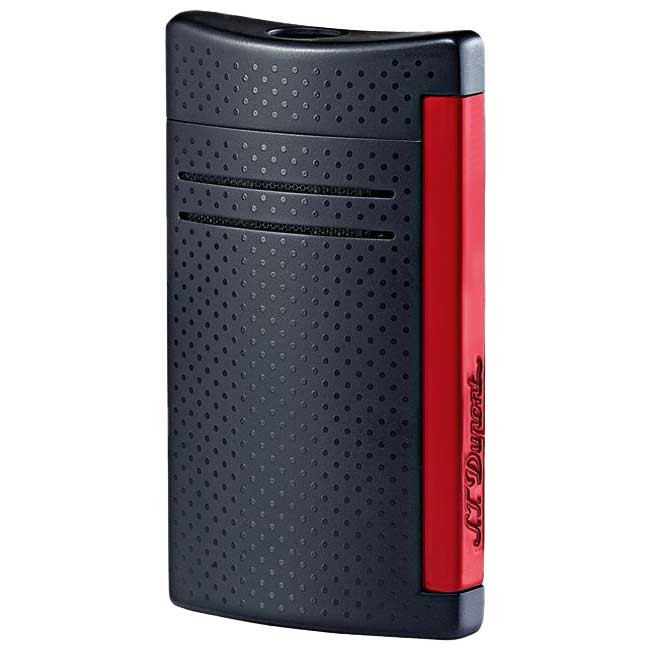 S.T. Dupont Maxijet Lighter in Matte Black and Red