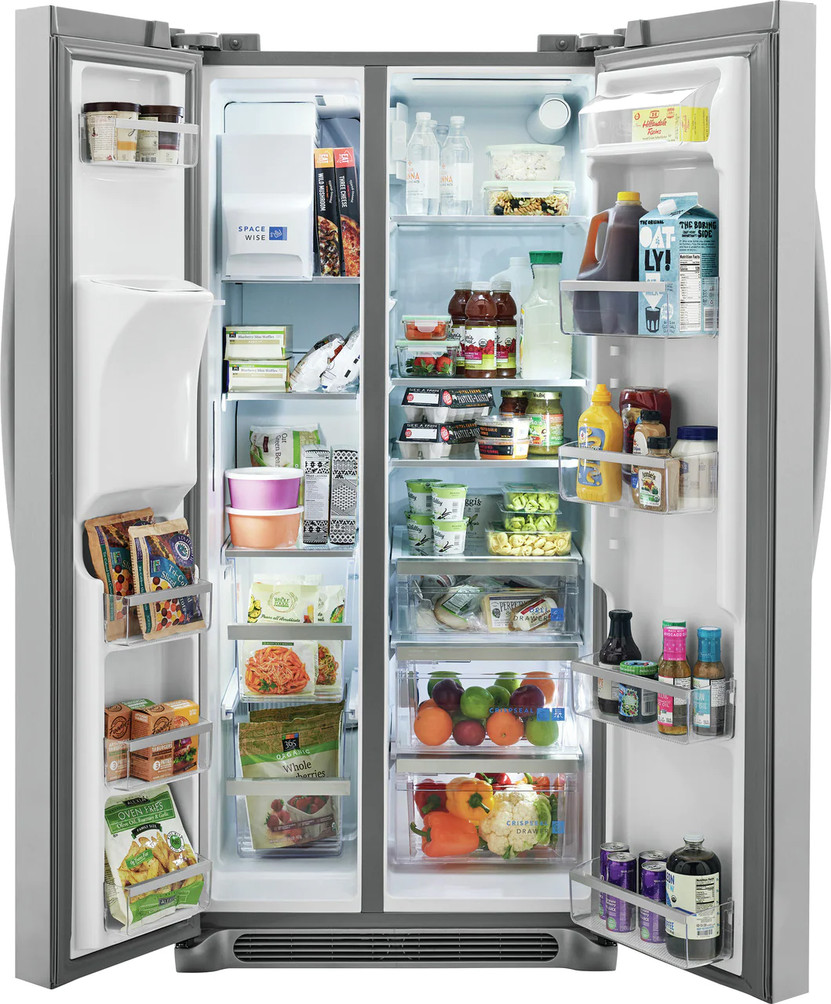 Frigidaire Gallery 22.3 Cu. Ft. Side-By-Side Refrigerator 33-Inch Wide in Smudge-Proof Stainless Steel