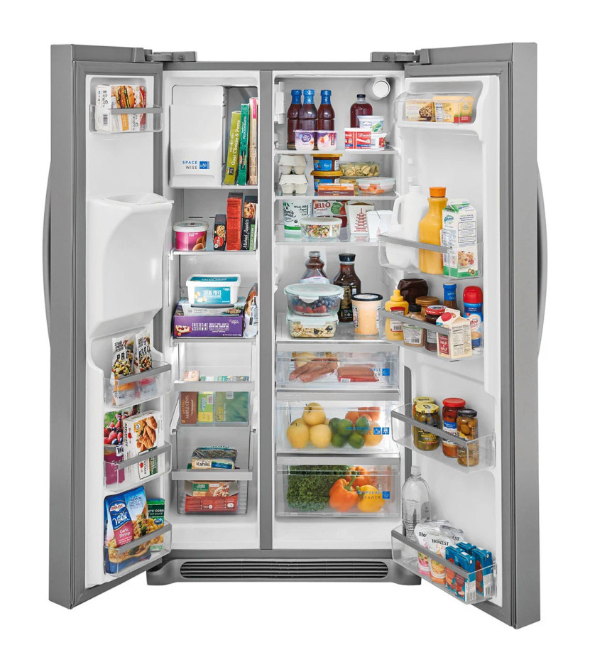 Frigidaire Gallery 25.6 Cu. Ft. Side-By-Side Refrigerator 36-Inch in Stainless Steel