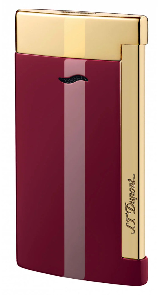 S.T. Dupont Slim 7 Lighter in Red and Gold