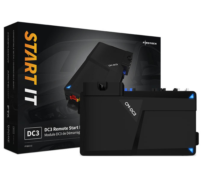 Firstech Remote Starter DC3 Universal Kit with Module, Hood-Pin, and Hood-Wire