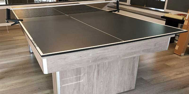 Olhausen Table Tennis Conversion Top in Black