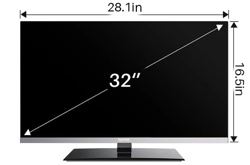 Sylvox Limo Series RV TV 32-Inch Smart 1080p with Built-In DVD Player