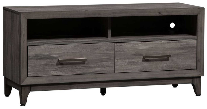 Liberty Furniture Mercury TV Console 47-Inch in Driftwood Gray