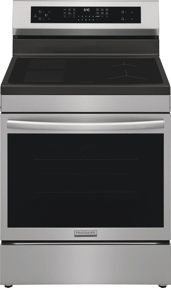 Frigidaire Gallery Freestanding Induction Range with Air Fry 30-Inch in Stainless Steel