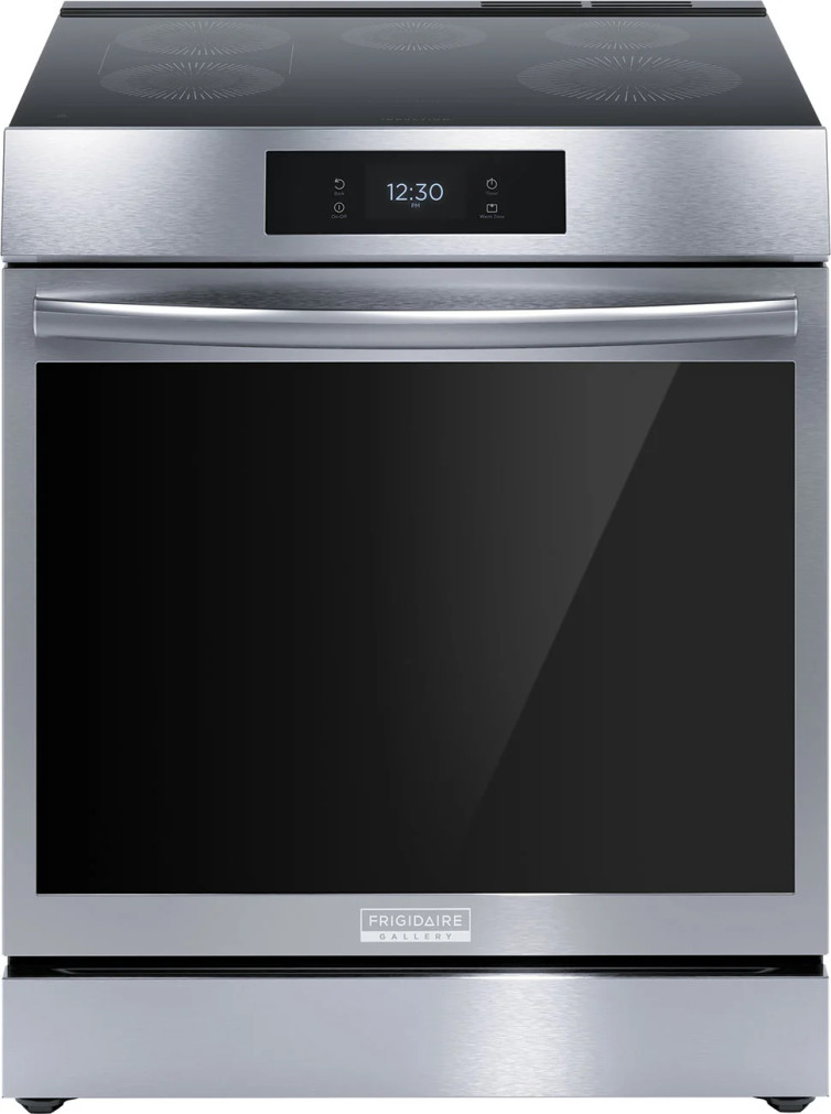 Frigidaire Gallery ADA 30 In. Front Control Induction Range with Total Convection in Stainless Steel