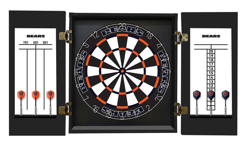 Fan Life Chicago Bears Dartboard Set