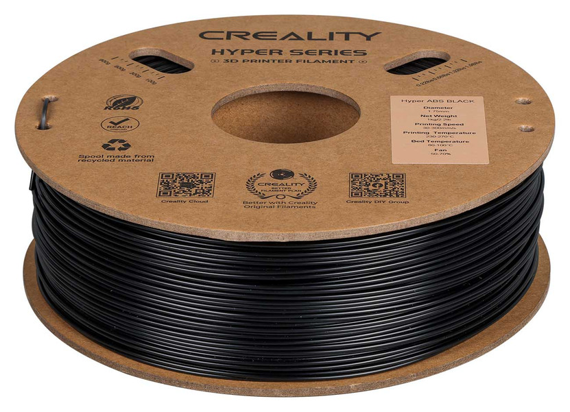 Creality Hyper Series ABS 3D Printing Filament 1kg in Black