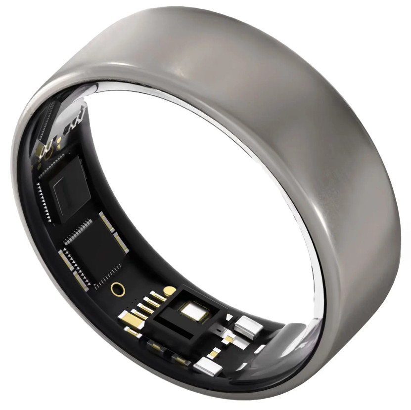 Ultrahuman Ring AIR Smart Ring Size 8 in Raw Titanium
