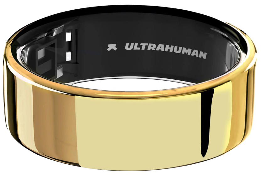 Ultrahuman Ring AIR Smart Ring Size 6 in Bionic Gold
