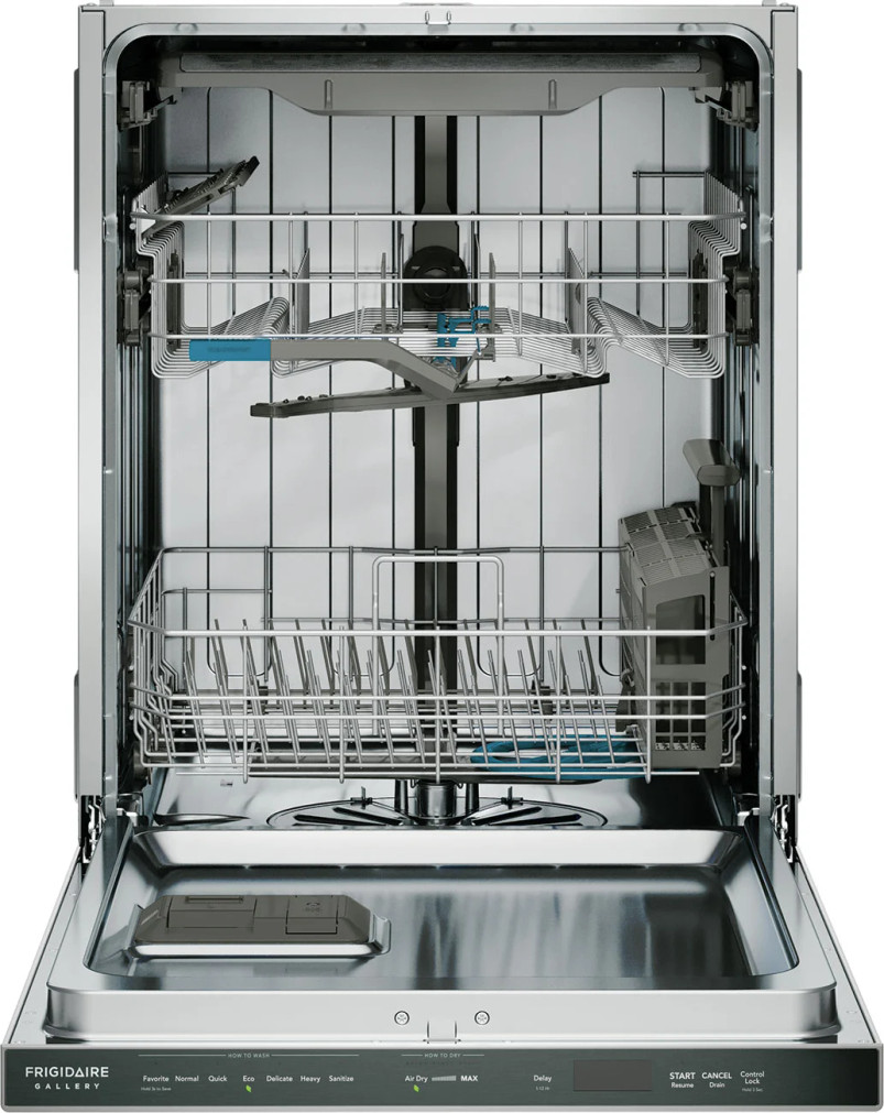 Frigidaire Gallery 24-Inch Built-In Dishwasher With CleanBoost in Smudge-Proof Stainless Steel