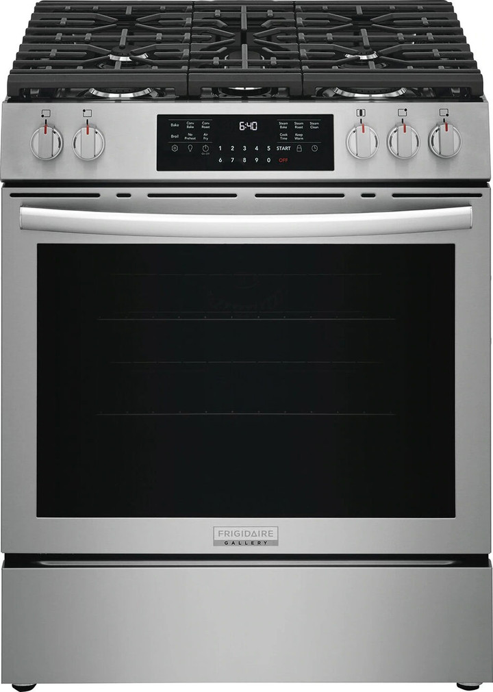 Frigidaire Gallery Gas Range with No Preheat Air Fry 30-Inch Wide in Stainless Steel