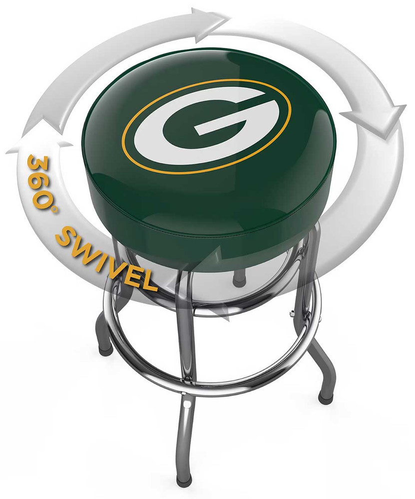 Fan Life Green Bay Packers Bar Stool