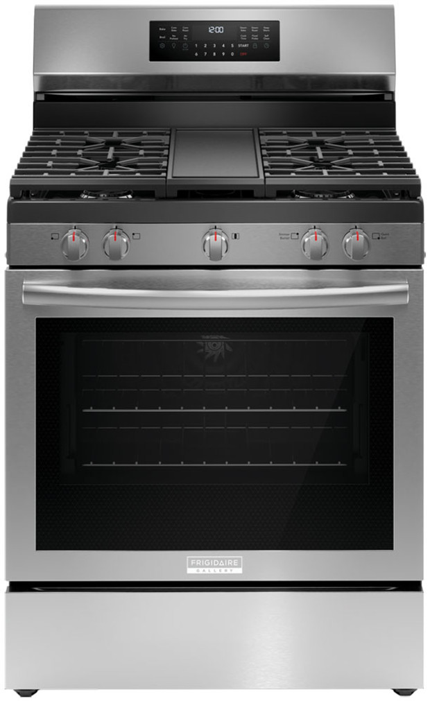 Frigidaire Gallery 30 In. Gas Range with Total Convection in Smudge-Proof Stainless Steel