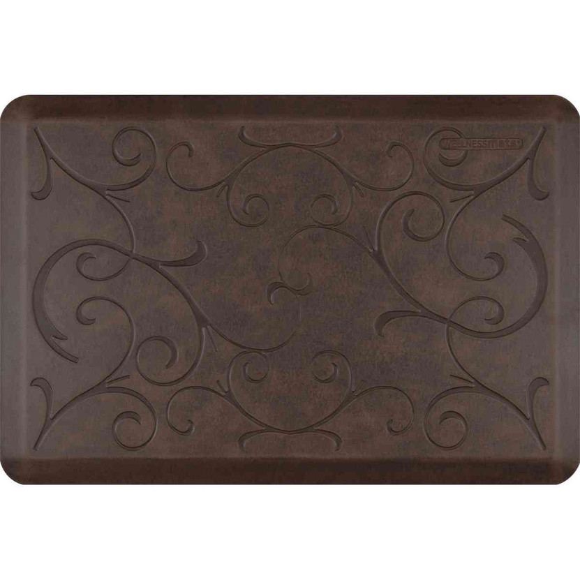 Antique Dark WellnessMats Premium Anti-Fatigue Mat Bella