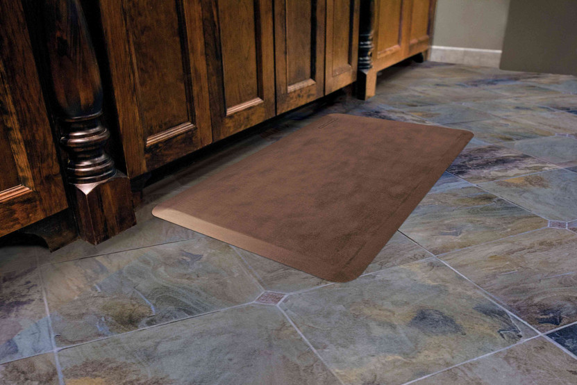 Antique Light WellnessMats Premium Anti-Fatigue Mat Linen