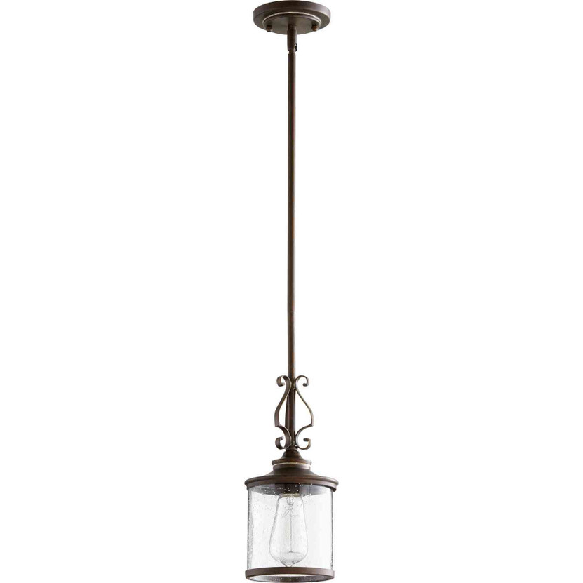 Traditional San Miguel 1 Light Pendant In Vintage Copper