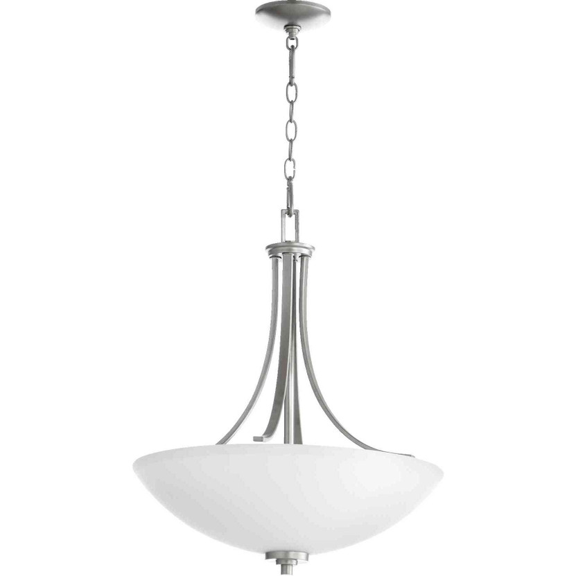 Transitional Reyes 4 Light Pendant In Classic Nickel