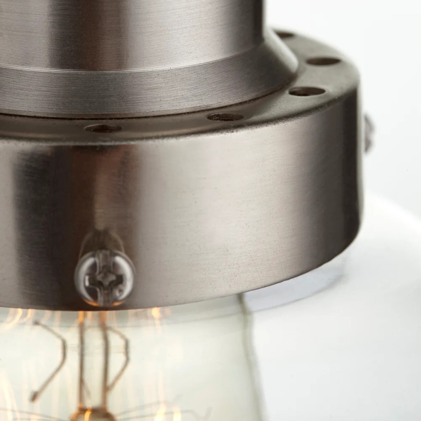 6" Clear Bell Pendant