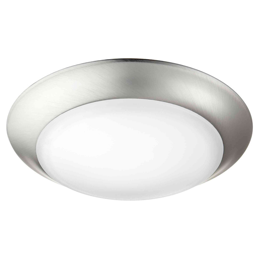 Transitional Led Wet Ceiling Mount 7.5"15W In Satin Nickel