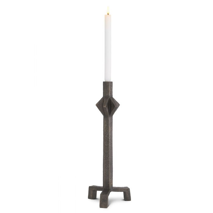 Candle Holder Conti bronze finish