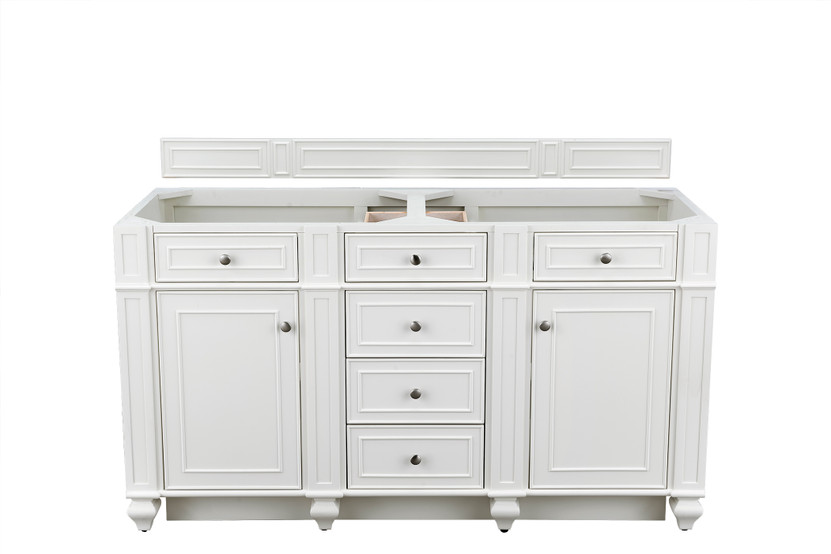 Bristol 60" Double Vanity, Bright White
