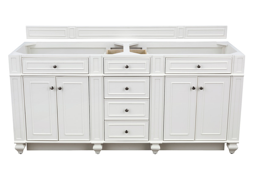 Bristol 72" Double Vanity, Bright White