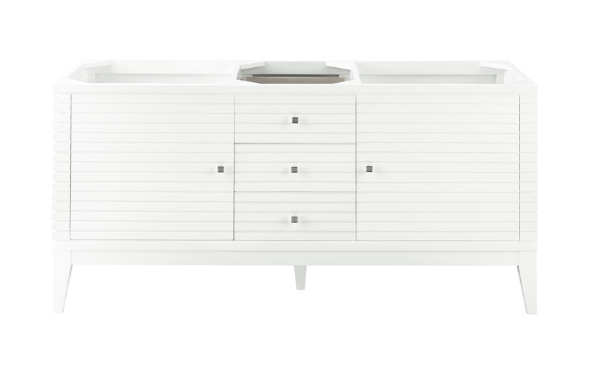 Linear 59" Double Vanity, Glossy White