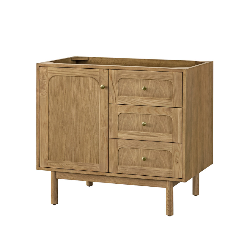 Laurent 36" Single Vanity, Light Natural Oak