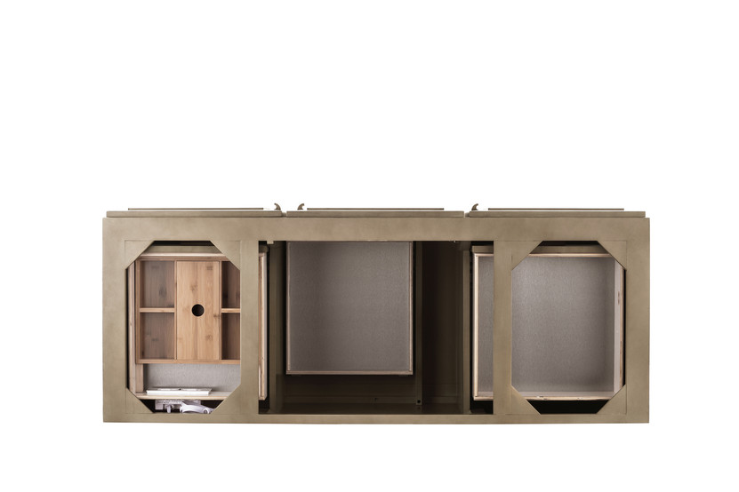 Portland 60" Single Vanity, Whitewashed Walnut