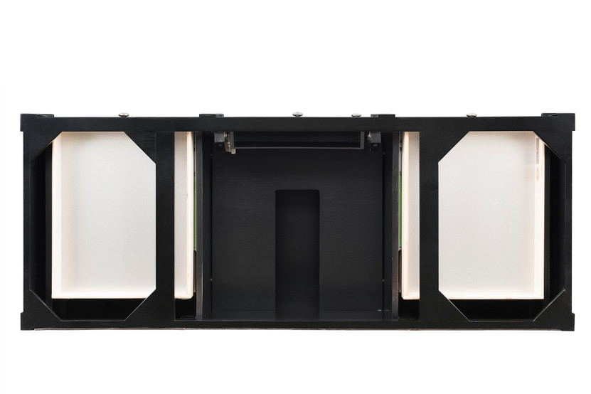 Brittany 60" Single Vanity, Black Onyx