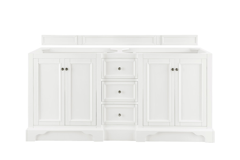 De Soto 72" Double Vanity, Bright White