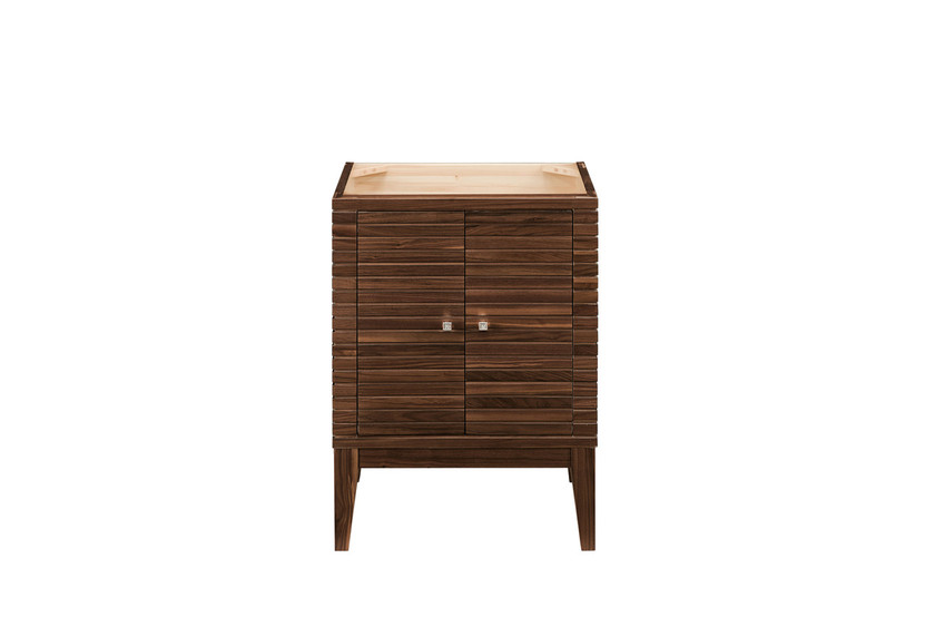 Linden 24" Single Vanity Cabinet, Mid-Century Walnut