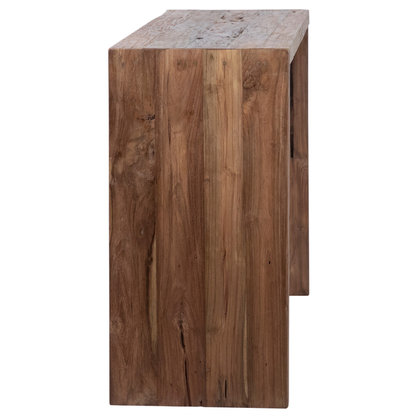 Camila 54" Rectangular Reclaimed Teak Waterfall Console Table