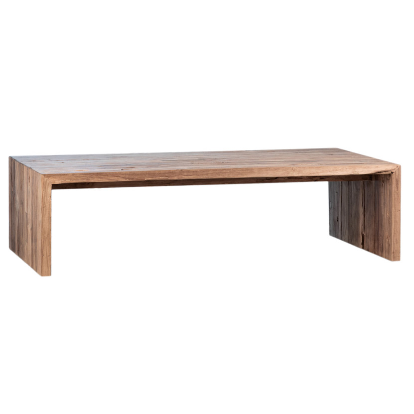 Camila 60" Rectangular Reclaimed Teak Waterfall Coffee Table