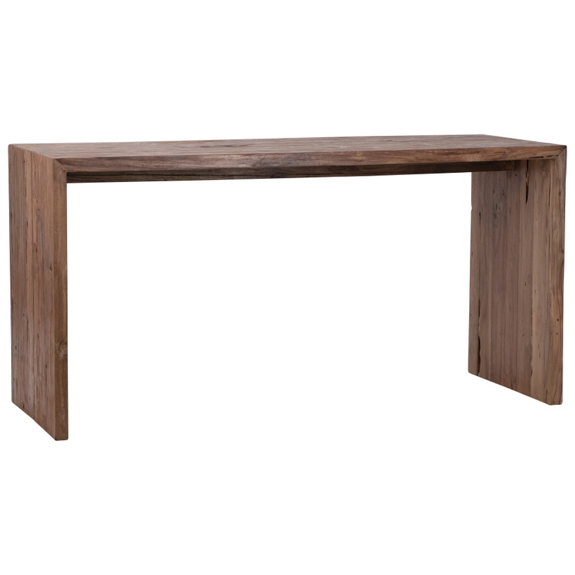 Camila 60" Rectangular Reclaimed Teak Waterfall Writing Desk