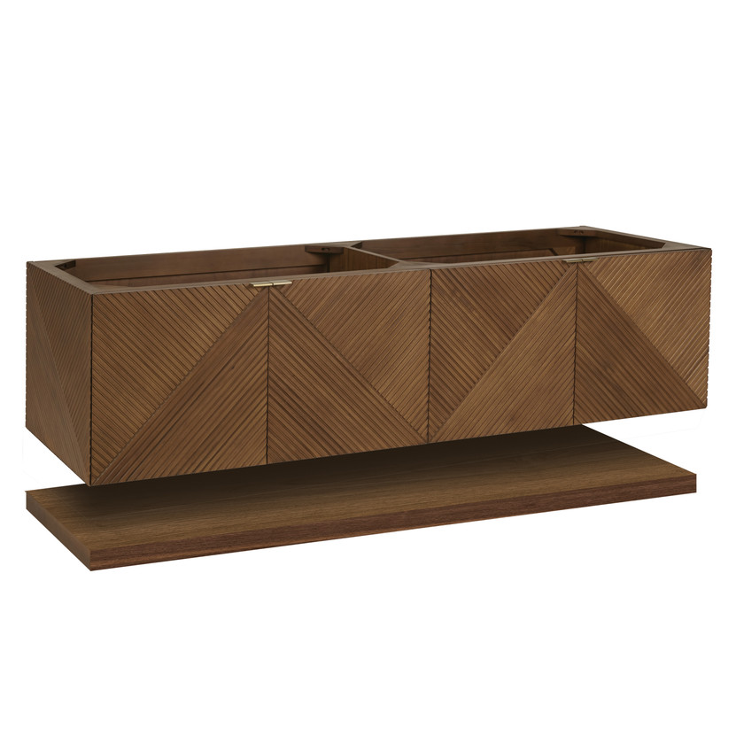 Marcello 72" Double Vanity, Chestnut