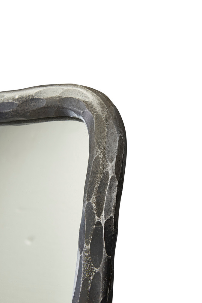 Full Mirror, Hammered Iron Edge