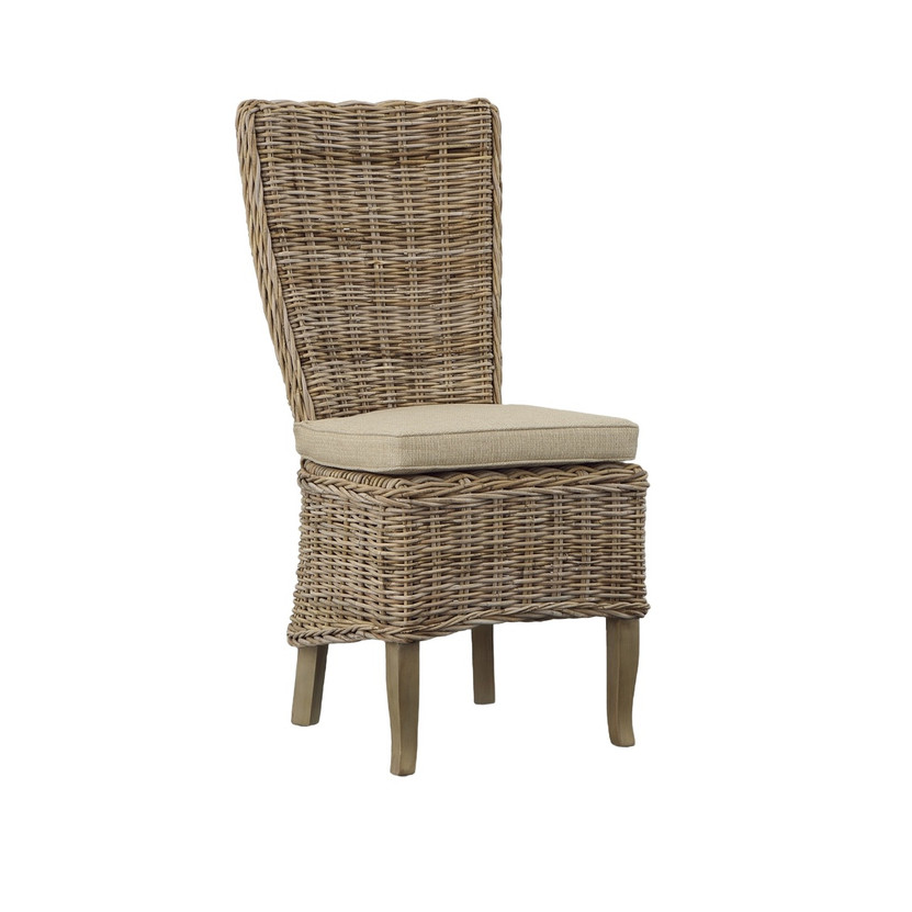 Woven Kubu Highback Side Chair - Set of 2