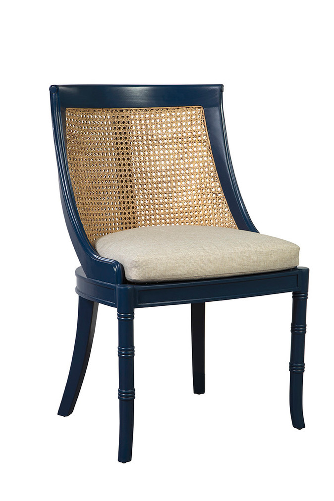 Spoonback Side Chair, Blue - Set of 2