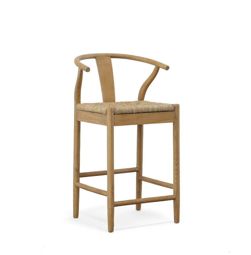 Broomstick Counter Stool, Natural