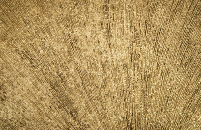 Convergence Mirror, Resin, Gold Leaf