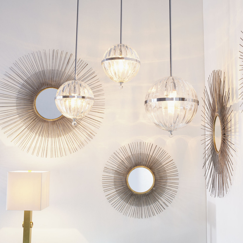 Pixley Mirror | Antiqued Silver Leaf - Large