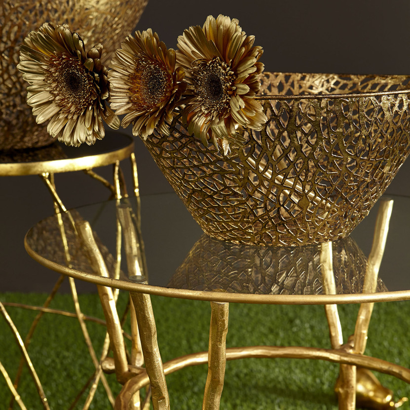 Sydne Bowls | Antique Gold