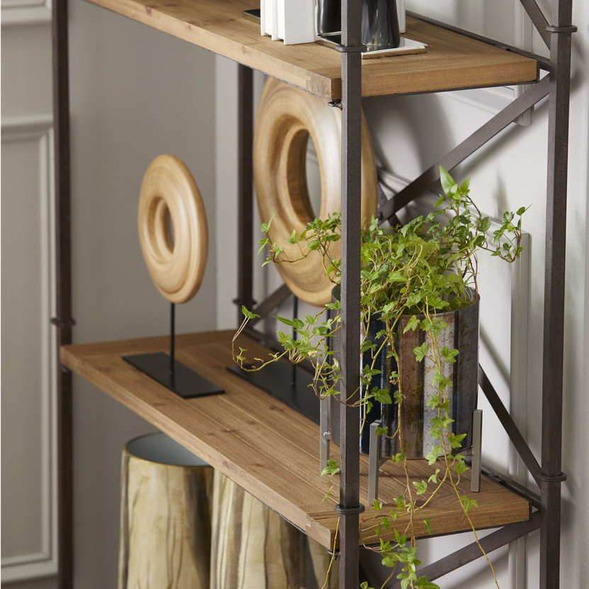 Osiris Vase | Charcoal Grey and Bronze - Medium