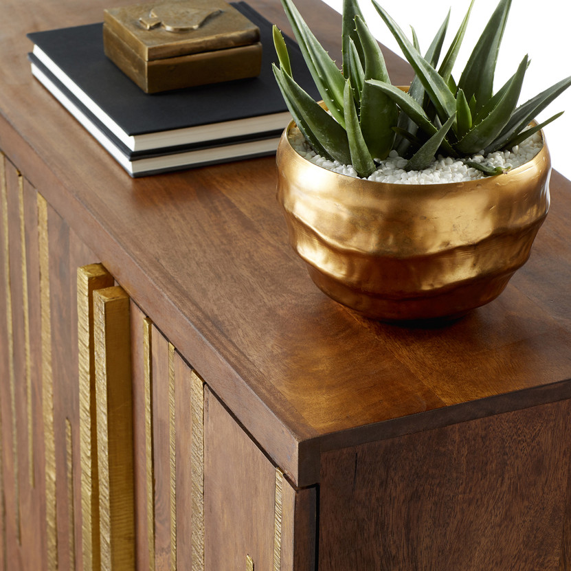 Spades Container | Antique Gold