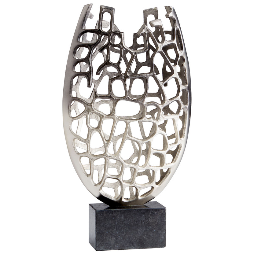 Blossoming Laurel Sculpture | Nickel