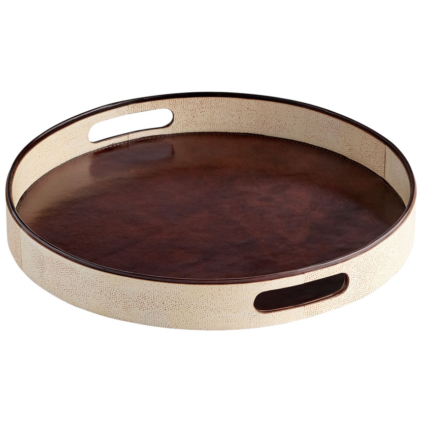 Marriot Tray | Beige and Brown - Large