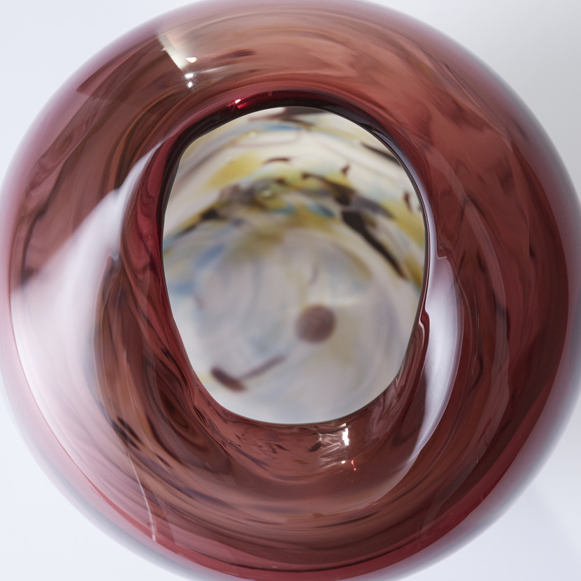 Sao Vase | Purple and White - Small