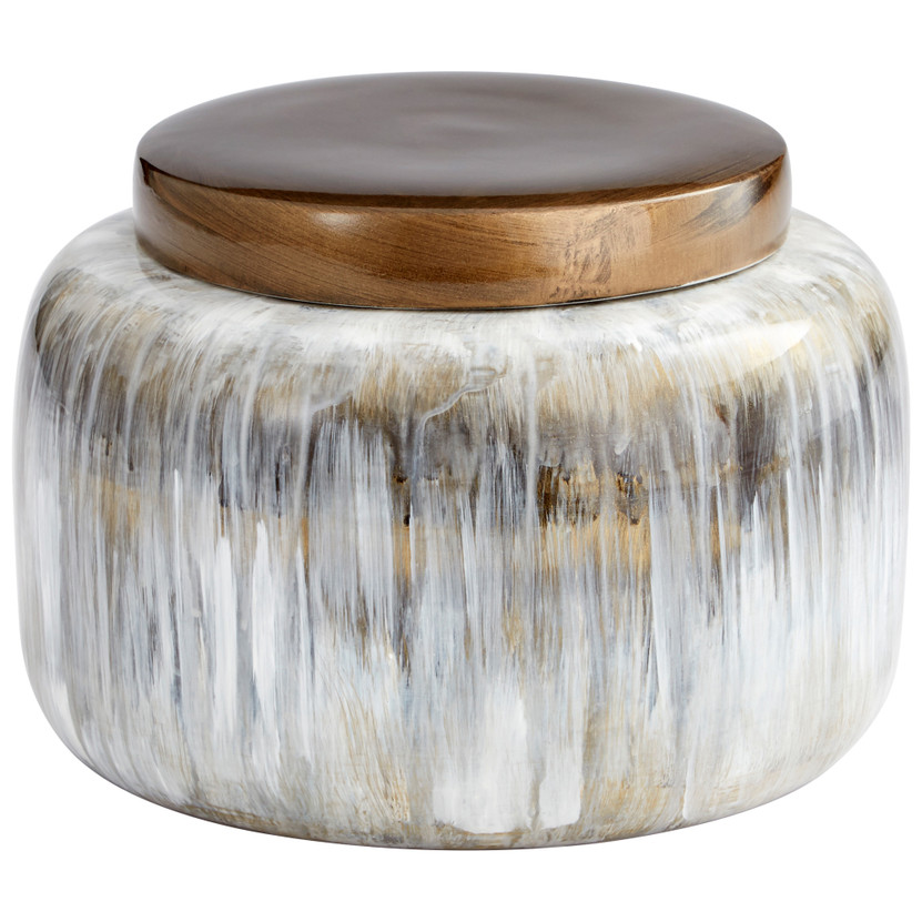Spirit Drip Container | Olive Glaze - Medium